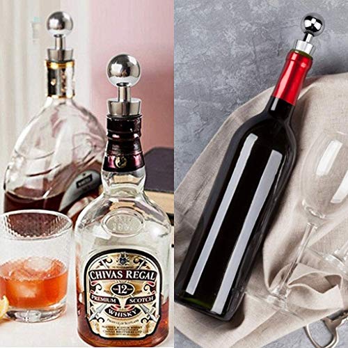 6-delige wijnstop wijnfles champagne stop, wijnfles stop, gebruikt voor wijn, champagne, rode wijn, bier, glazen… - Afbeelding 7