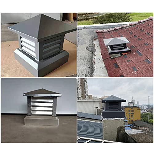 Chapeau de ventilation de toit en alu pour conduit d'échappement