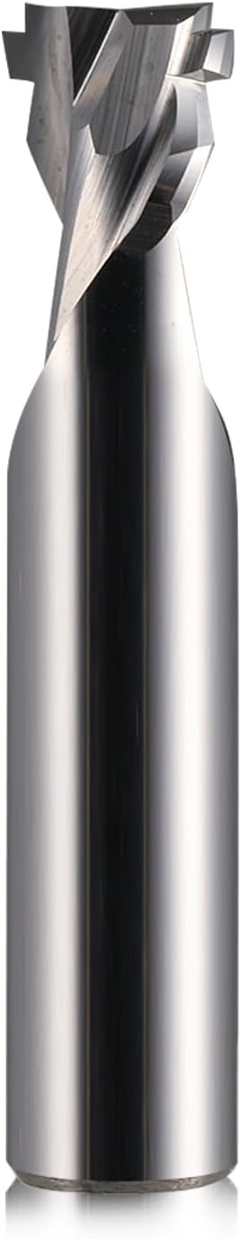 1Pcs CNC Router Bits Engraving Cutter 6mm/8mm Neon Light Strip Slotting Bits Tungsten Carbide Steel End Mill Neon LED Lights Slotting Milling Cutter for Polystyrene Acrylic (8-10D-4.2)