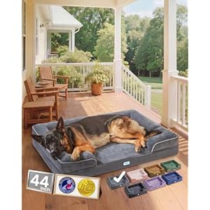 OhGeni Orthopedic Dog Bed Couch Big...