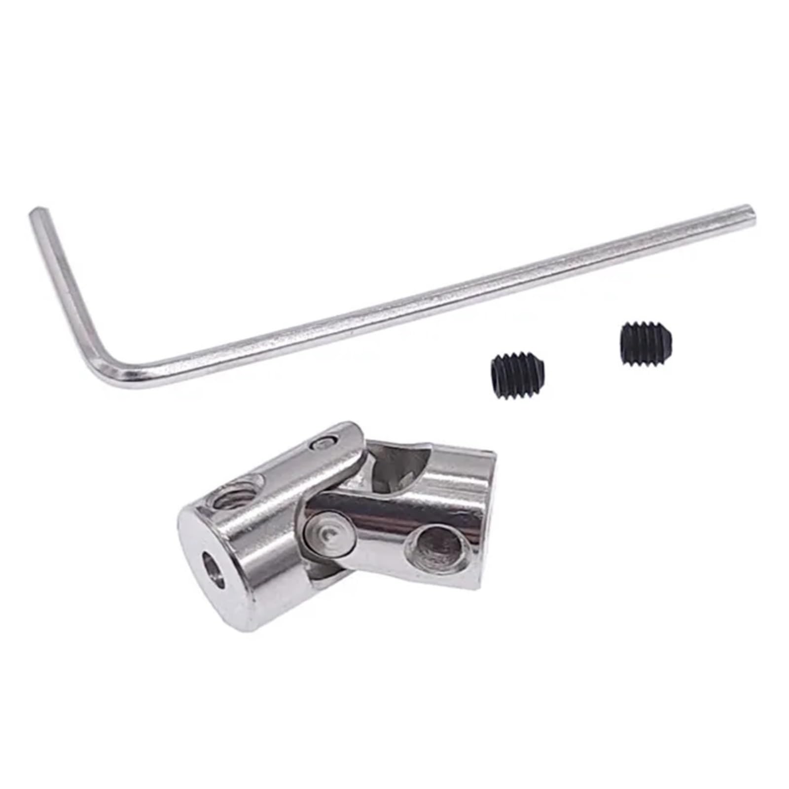 Wellenkupplung, Lenkkreuz-Kreuzgelenk-Wellenkupplung, Kohlenstoffstahl, mehrere Größen, 3 Stück(2.3mm to 2.3mm)