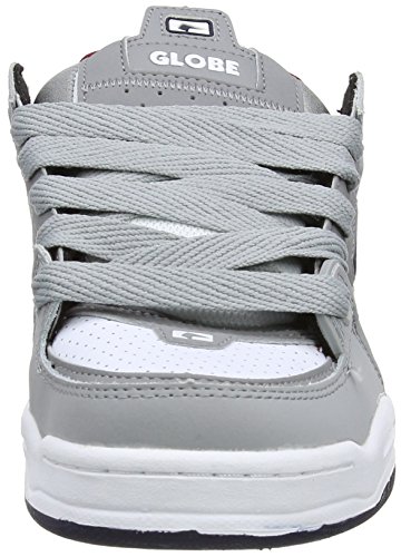 Image of Globe Fusion, Men's Skateboard Shoe, Grey White Navy, 43