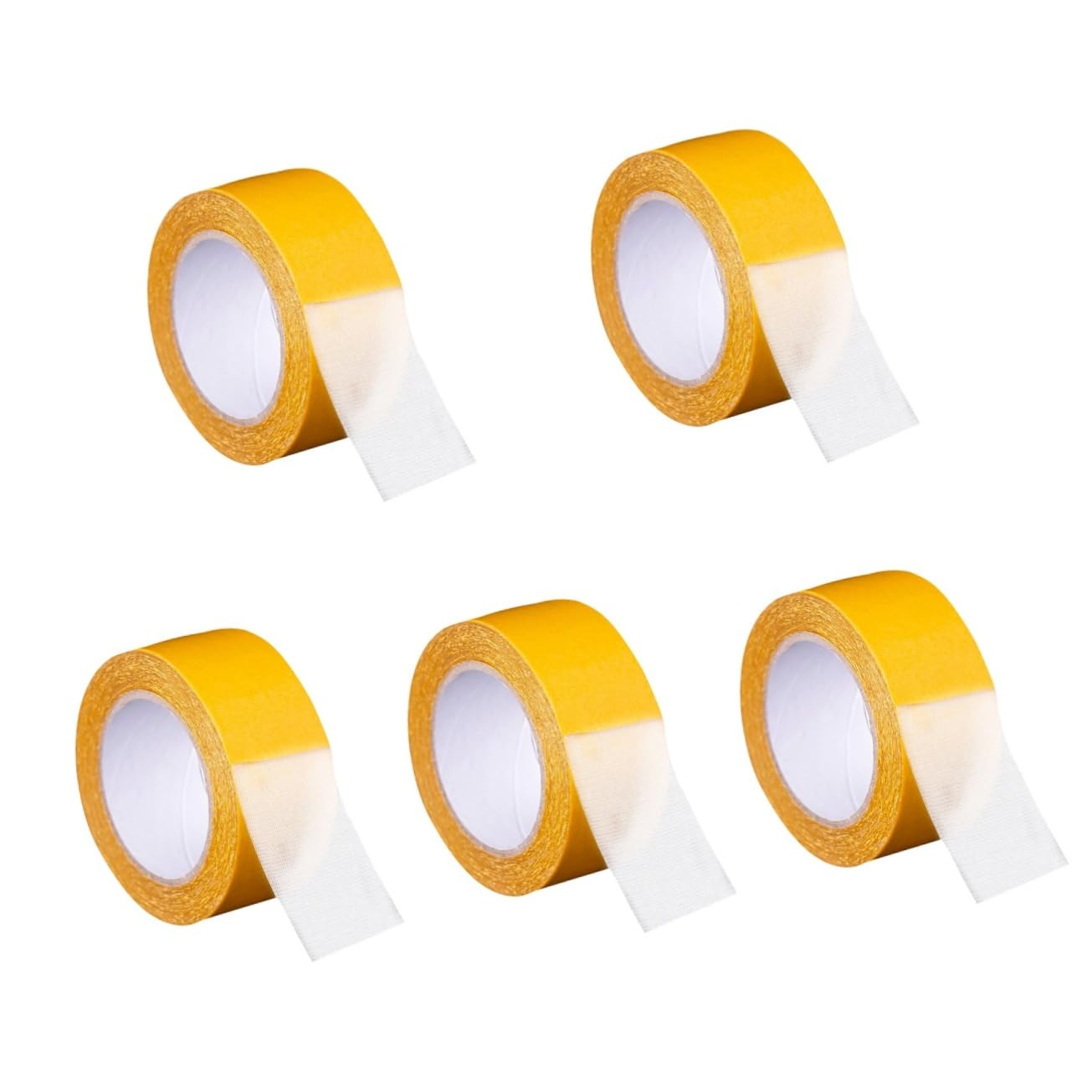 ULTECHNOVO 5rotoli Nastro Biadesivo Extra Forte e Resistente per Decorazioni e Fissaggi Facile da Rimuovere Senza Residui Adesivi