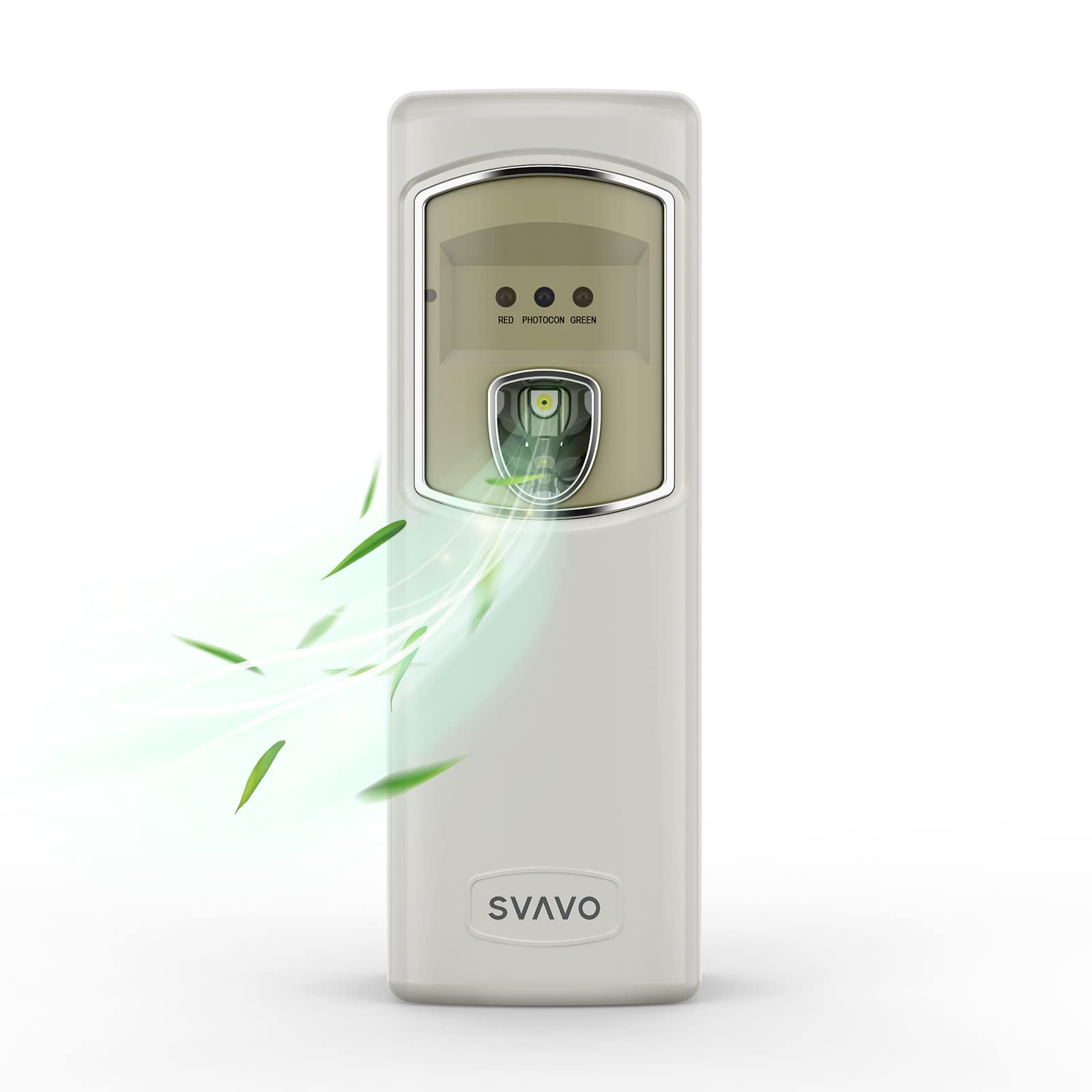 SVAVO Automatic Air Freshener Dispenser - Wall Mounted/Free Standing Auto Aerosol Spray Dispenser Programmable Fragrance Dispenser for Indoor-Bedroom, Hotel, Office, Commercial Place, Grey