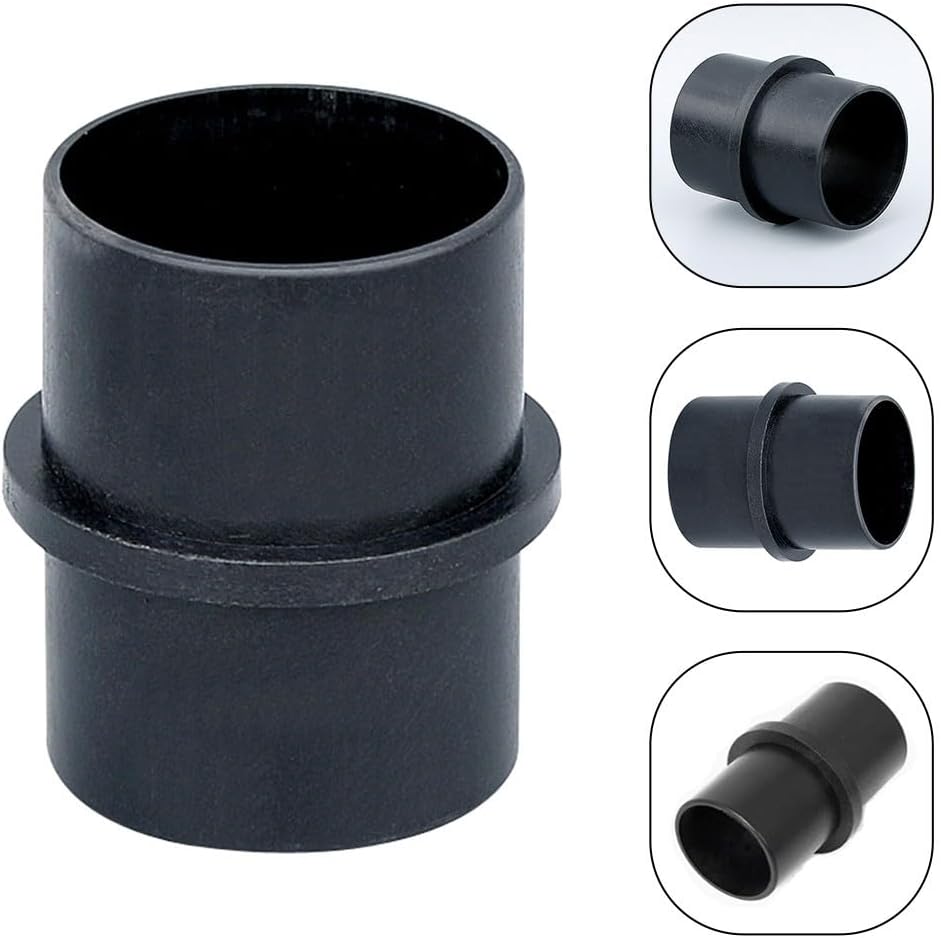 60mm Black ABS Duct Mushroom Outlet Set with Straight-Through Long Tube & 3 Clips Parking Heater Ventilation Systems, Automotive HVAC Ducting