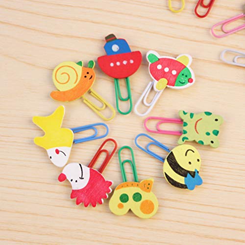 Toyvian - Segnalibri in legno con simpatici