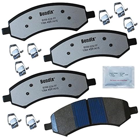 Bendix Fleet Metlok MKD1084FM Semi-Metallic Front Brake Pads for Select Models Chrysler Aspen, Dodge Dakota, Durango, Ram 1500, Mitsubishi Raider, 1500 Classic, Dakota Cover