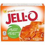 Jell-o, Gelatin Dessert, Peach (Pack of 2)