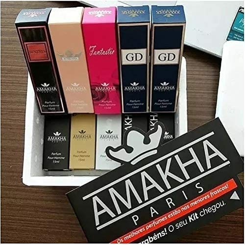 Perfume Amakha Paris 15ml - Kit 4 Unidades - Oferta