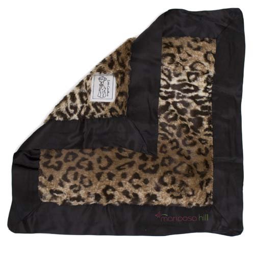 Little Giraffe Luxe Leopard Blanky