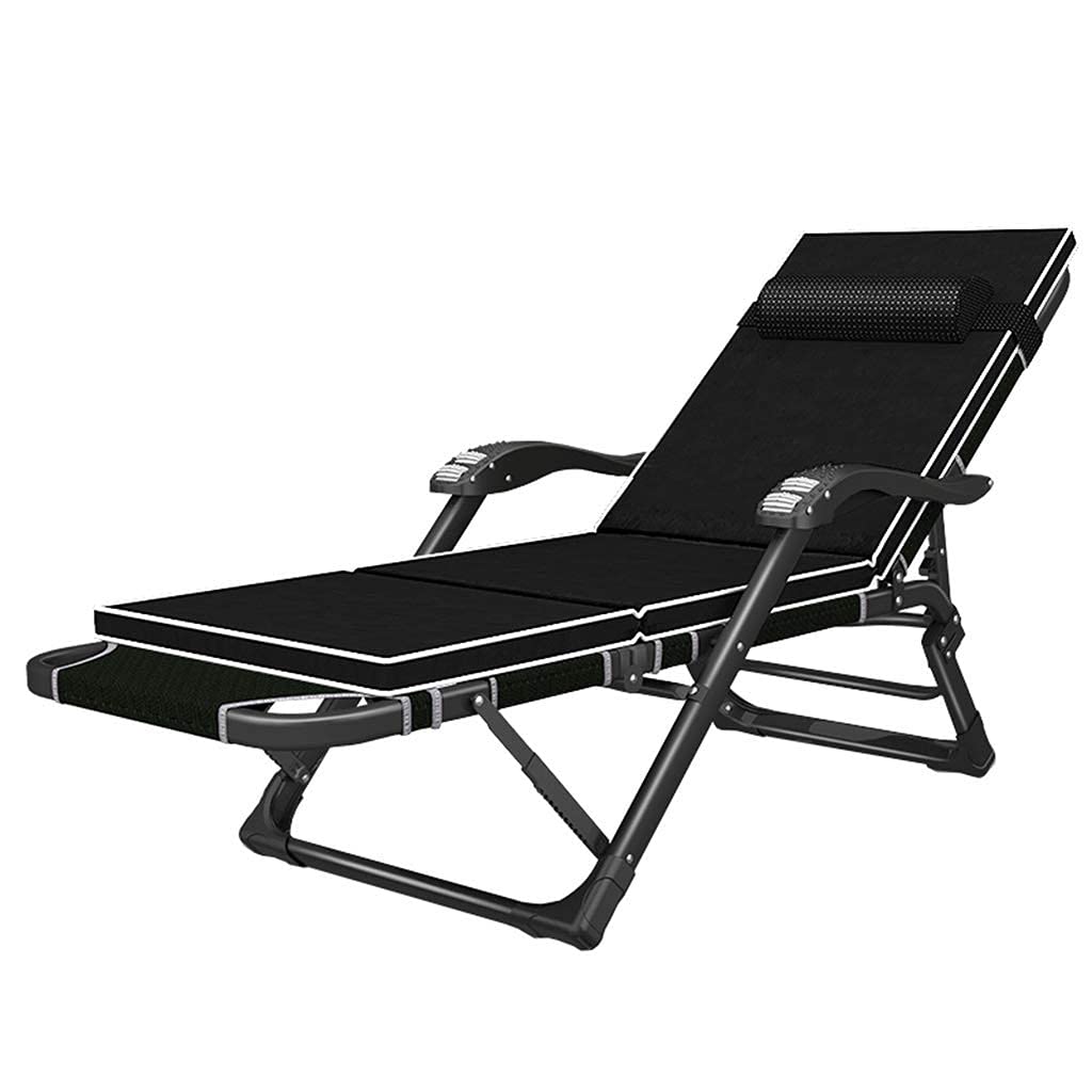 Chaise de loisirs pliante pour terrasse patio et jardin