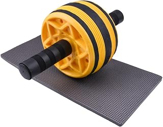 Wheel Machine Abdominal Exercise Trainer and Fitness Workout Equipment for Home Gym with Mat Boxing Training