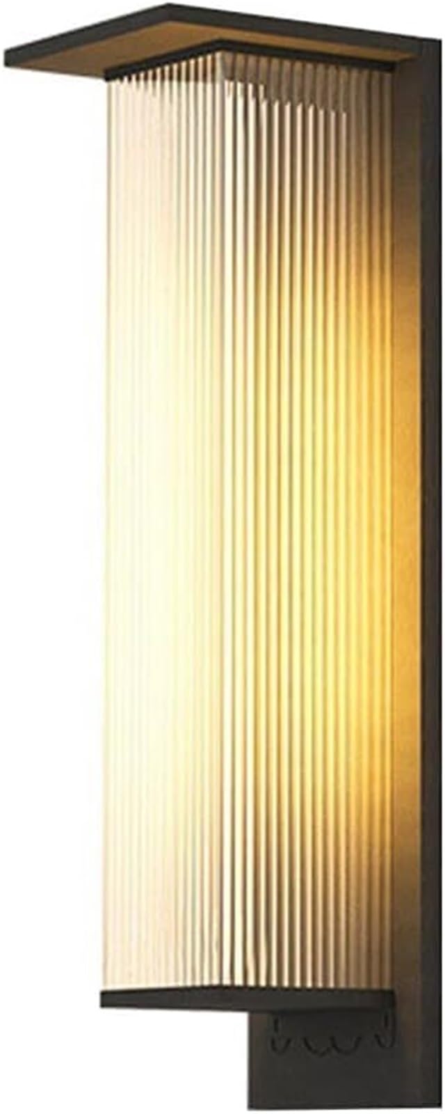 HELCEKOU Wall Light Sconce Solar Outdoor Cordless Waterproof Sconces Powered Porch Lights Outside(75cm)