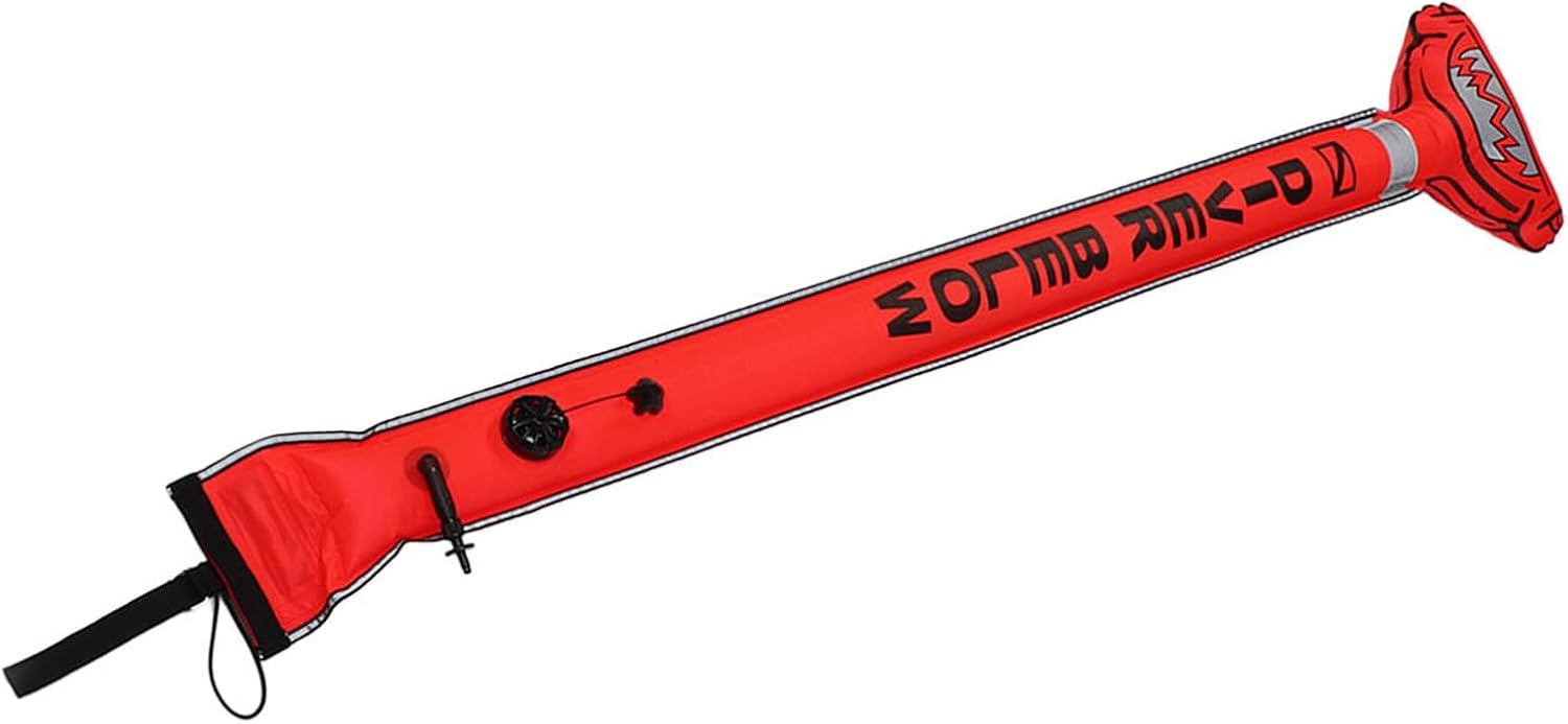 High Visible Inflatable Diving Buoys Inflatable Signals Tube Scubas Diving Surfaces Marker Buoys for Underwater High Visible Inflatable Diving Buoys