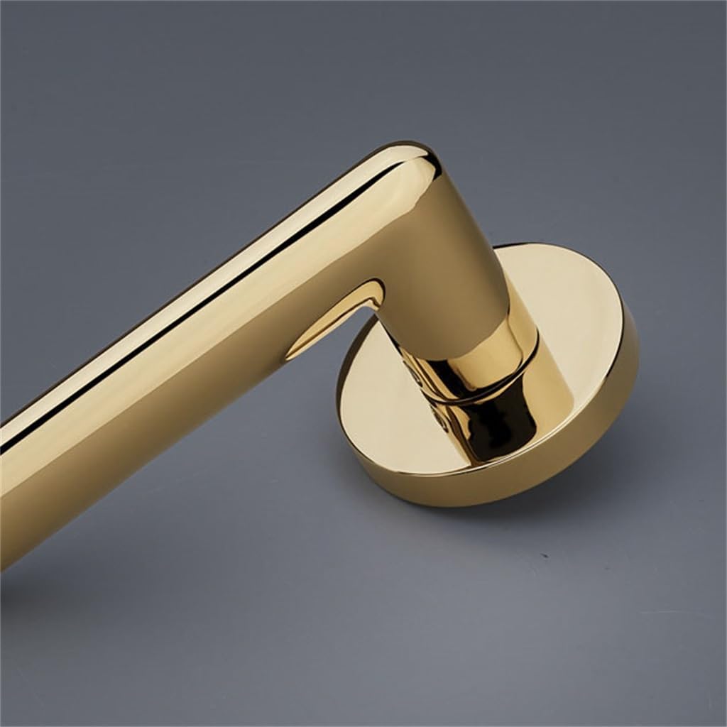 Copper Bedroom Door Lock Indoor Mute Magnetic Room Split Wooden