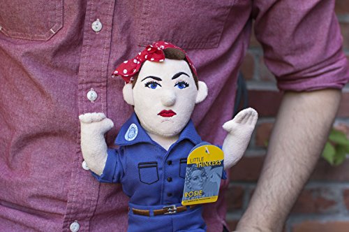 Rosie The Riveter Doll - 11" Soft Stuffed Plush Little Thinker #TOP3