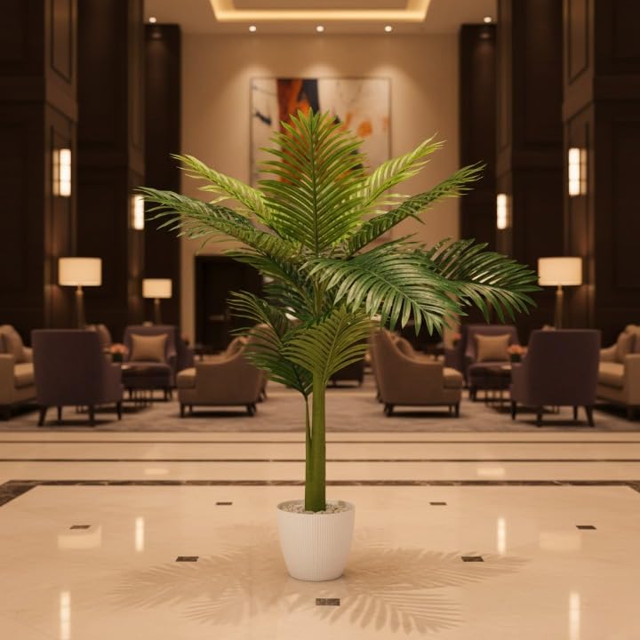 Image of Kayra Decor 3 Feet Artificial Palm Tree for Home Decor | Artificial Plants with Pot