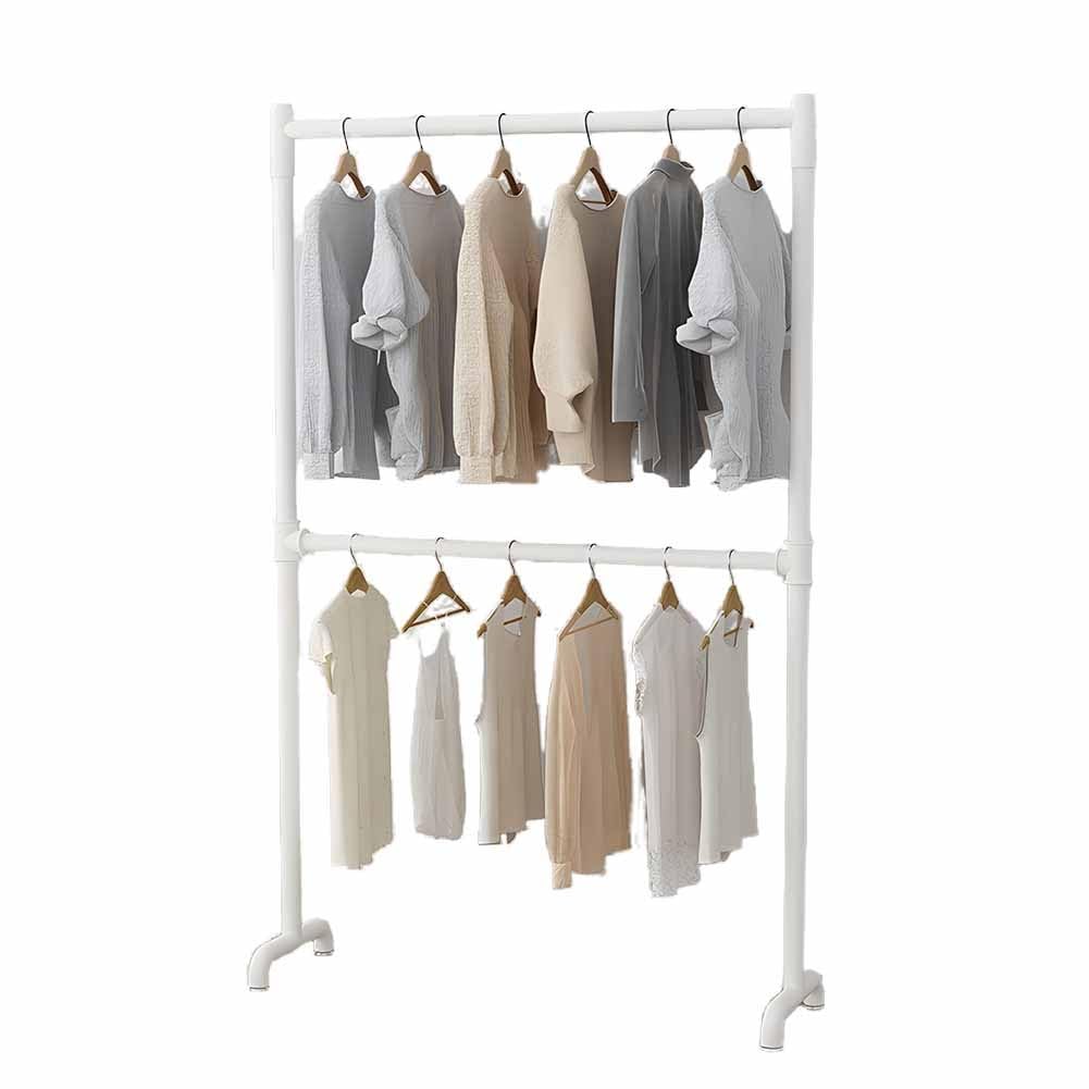 Perchero industrial para colgar chaquetas en el dormitorio y ahorrar espacio
