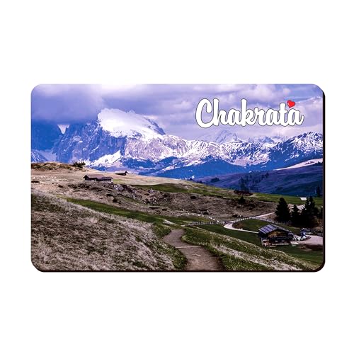 Image of Elegant Fridge Magnet with Themes |Rectangular Size Refrigerator Magnet with Magnetic Rubber Back | Pack of 1, 8.6cm X 5.4cm (Chakrata)