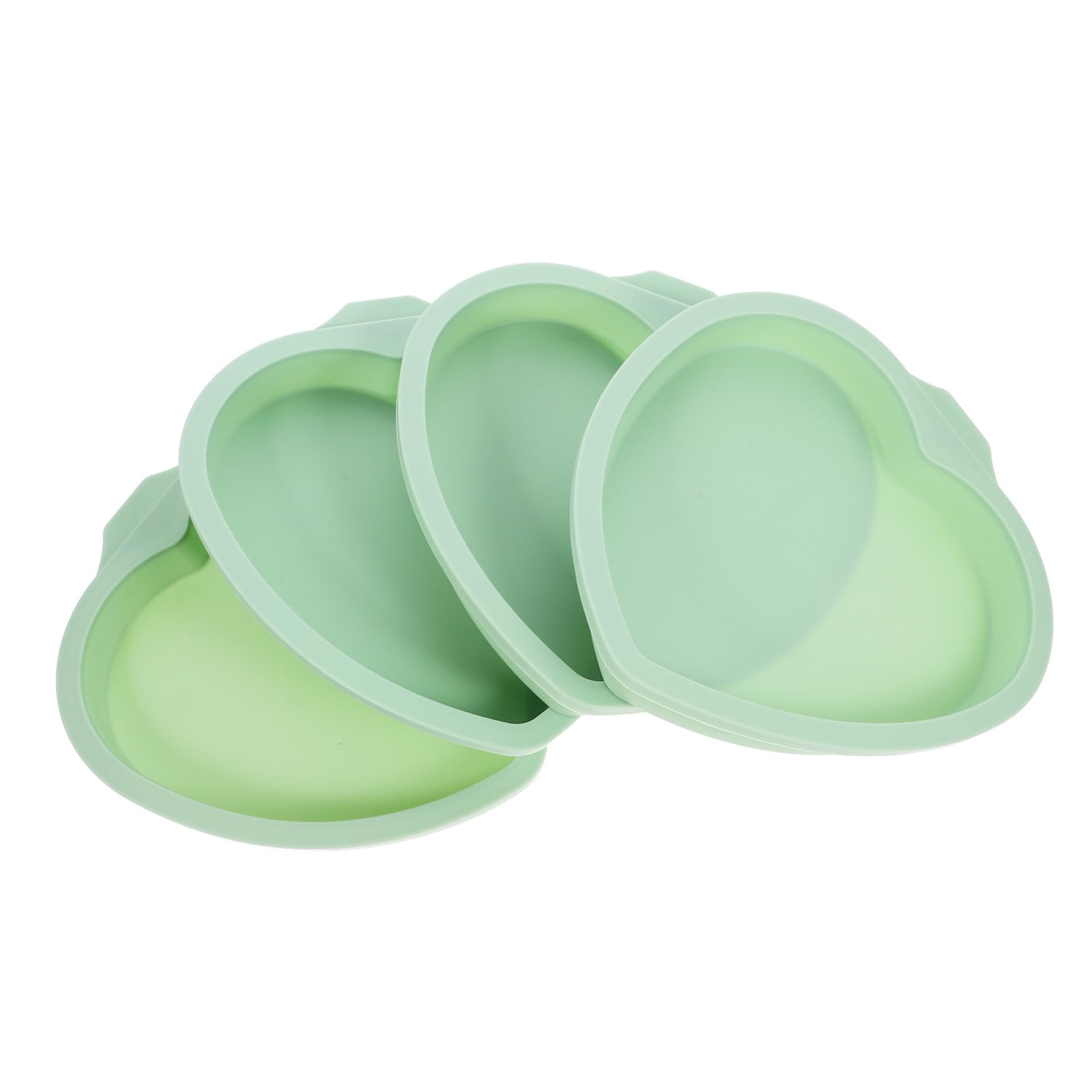 DECHOUS 5 Ensembles Moule À Gâteau En Silicone Gâteau De Forme Petit Moule À Gâteau Moules À Gâteau Fromage Pour La Cuisson Plaque De Cuisson Carrée Gel De Silice Green 4 Pièces * 5
