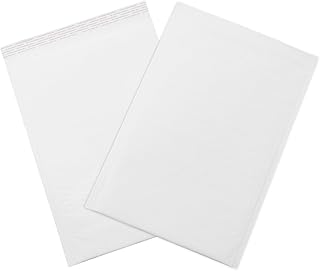 Aviditi White Bubble Mailers, 6, 12 1/2
