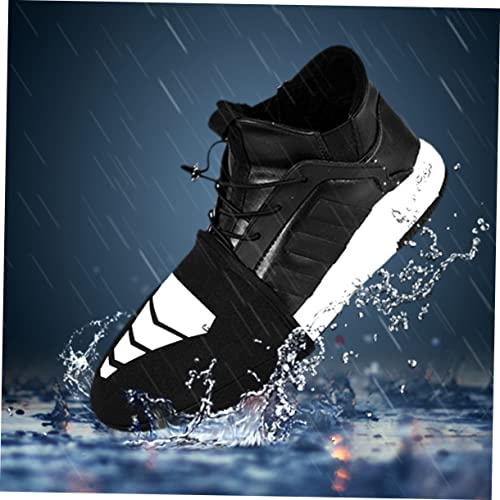 KOMBIUDA Zapatos de ciclismo exterior cubre zapatos impermeables, a prueba de viento, reflectantes unisex miniatura 2