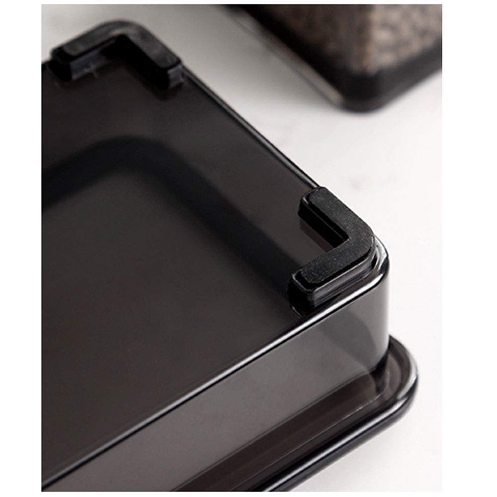 Pot Epices Boîte d'assaisonnement en Plastique en Plastique résistant à l'humidité (Une Longueur de Costume 25.4cm * Hauteur 8cm * Largeur 10cm Longueur 13cm * 2.5cm)
