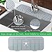 Faucet Handle Drip Catcher, Kitchen Sink Splash Guard, Silicone Faucet Handle Drip Catcher Tray, Silicone Faucet Mat, Faucet Drip Catcher for Kitchen, Bathroom, Bar