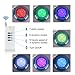 Roleadro Led Underwater Pool Lights, Waterproof IP68 47W RGB Swimming Pool Light Multi Color, 12V AC/DC Led Inground Pool Light Control with Remote Controller （Not Include Transformer- 16ft Cord