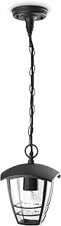 Philips LED Creek Hanging Lantern for Outdoor, Black