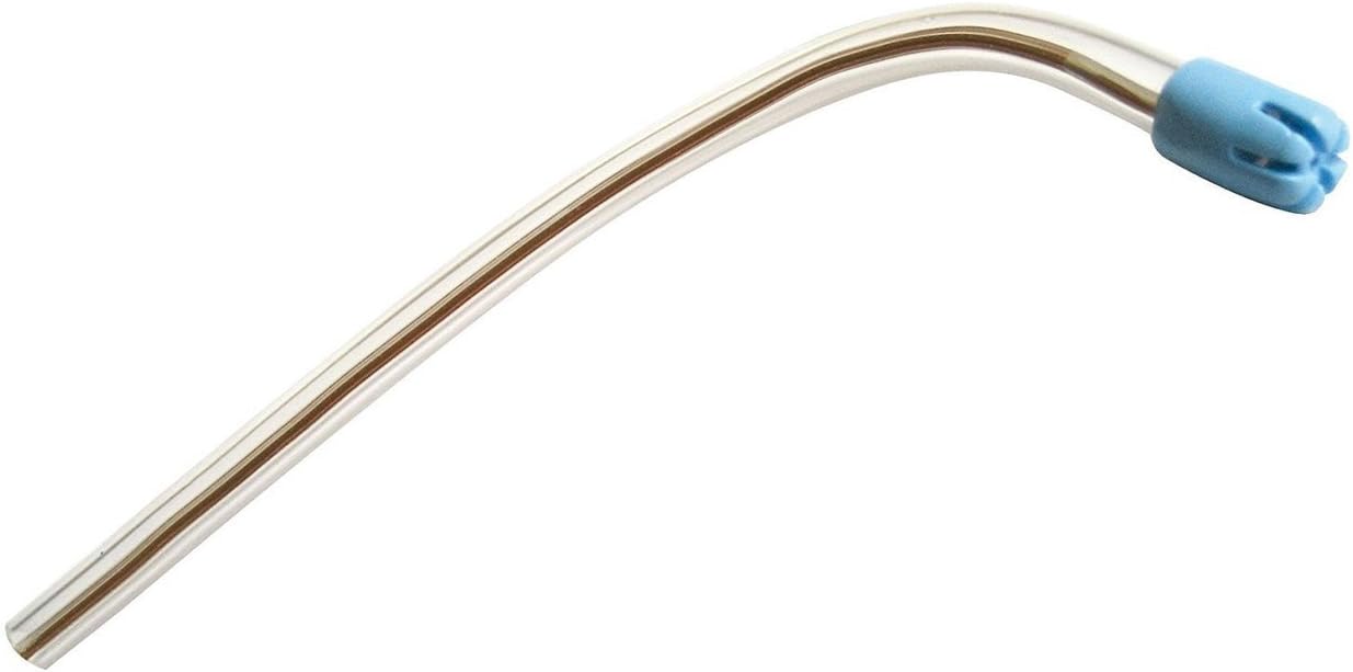 Impressive Smile Pack 100 Disposable Dental Saliva Ejector Tips Blue with Clear Tubing