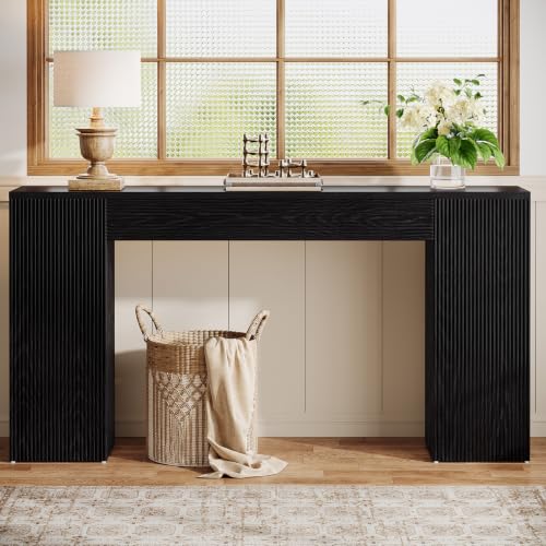 63 Inch Fluted Entryway Table