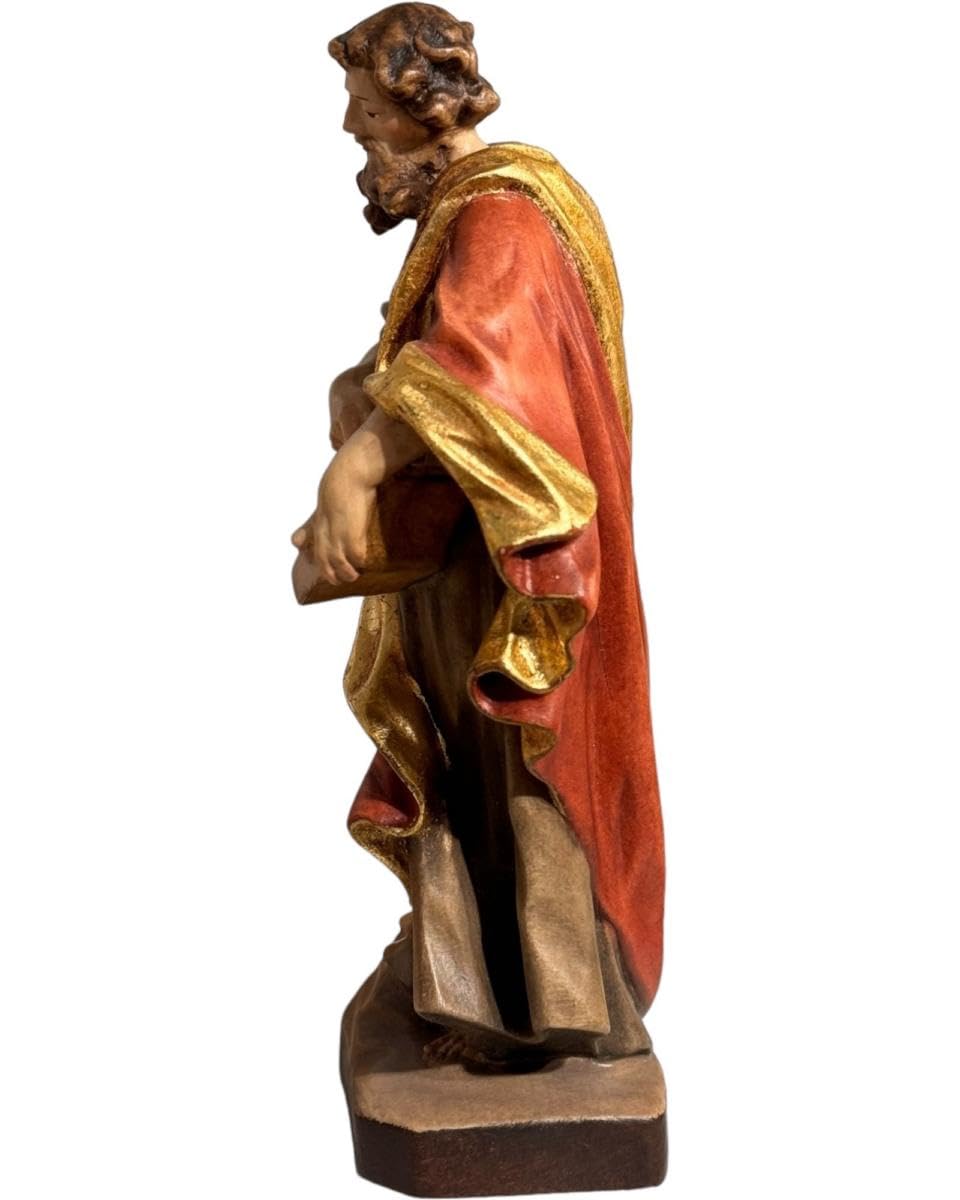 Dolfi San Mario 30 cm | ręcznie barwione drewno w Val Gardena | figurka szopki