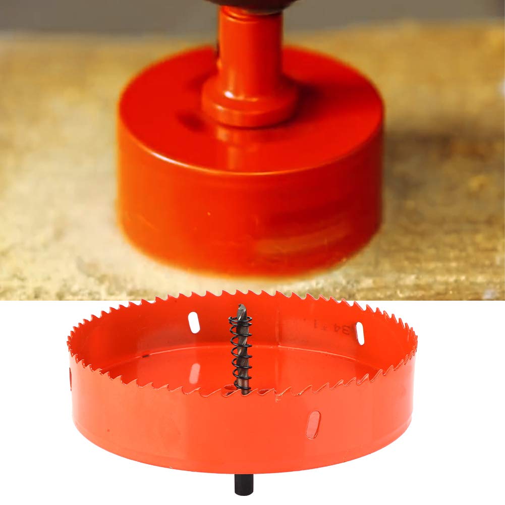 Metalowe otwornice do drewna Bit Tooth Heavy Duty 4 otwornica z trzpieniem do blachy z tworzywa sztucznego z drewna(160mm)