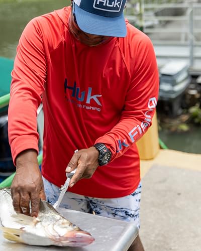 Image of HUK Men's Pursuit Vented Long Sleeve Fishing Shirt (+30 UPF)