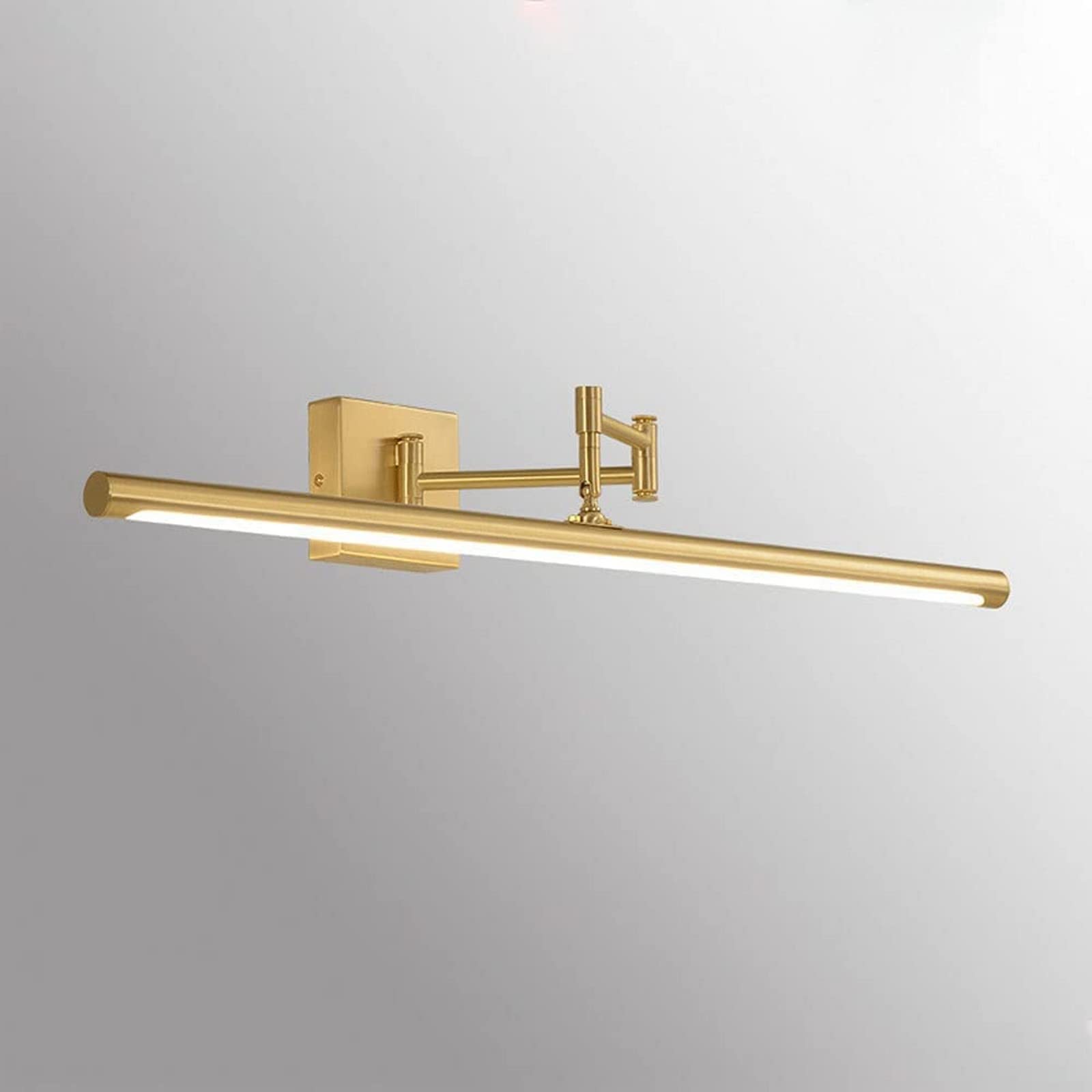 Chandelier lámpara de Pared luz de Espejo luz de tocador de baño lámpara Frontal de Espejo de Maquillaje de latón led, Luces de Espejo de baño Ajustables para baño, Apliques de Pared de tocador de