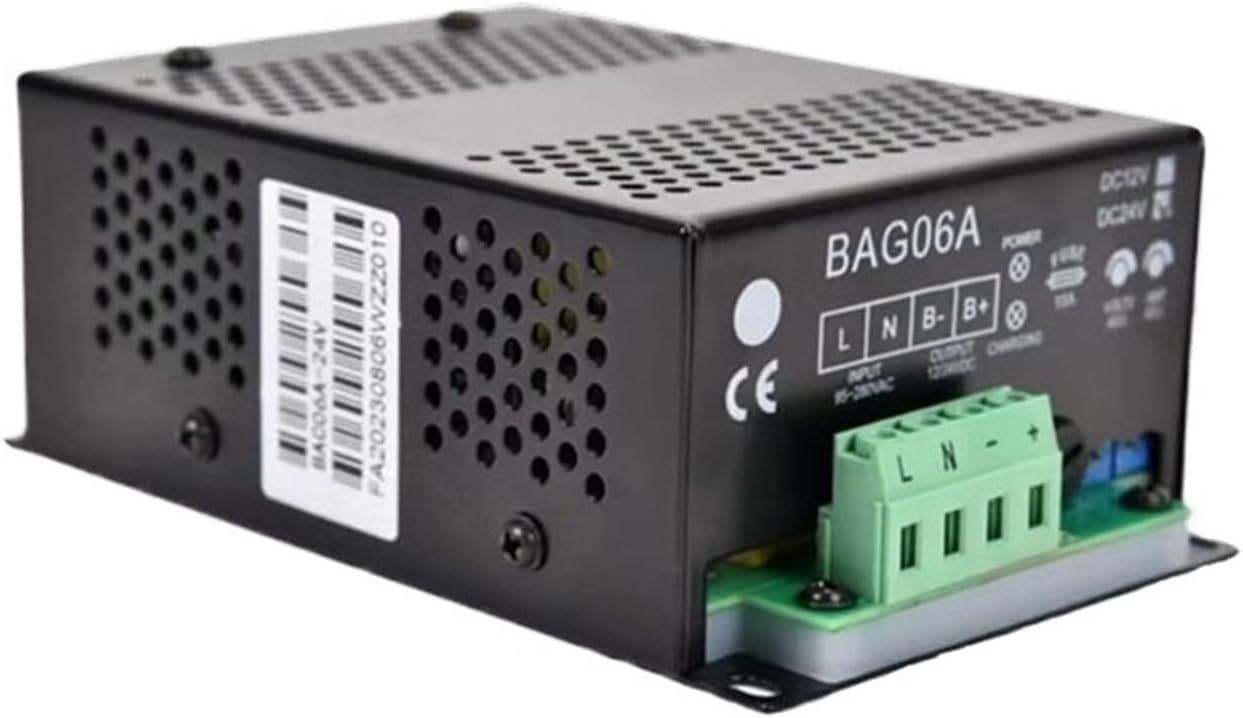 1pcs BAC06A diesel generator set battery 12/24V intelligent floating charger(BAC06A 12V Original)