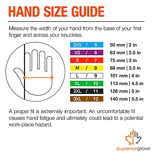 Superior Heavy Duty Gardening Gloves For Yard Work (3 Pack) Form Fitting Landscaping Glove Puncture Resistant With Composite Knit Breathable Backs - Mens Womens Unisex Design - Size Large #TOP5