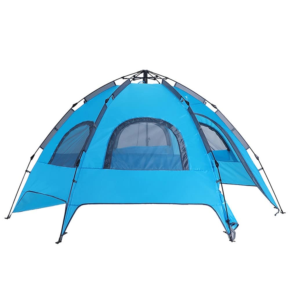 Amazon.co.jp: テント 5~6人用 防水 防風 簡単設営 ファミリーキャンプ