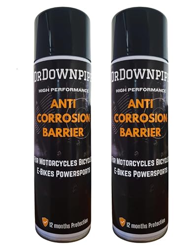 Image of Anti Corrosion Spray Twin Pack (2 x 500ml) – Heavy Duty Rust Protection & Prevention Aerosol for Cars, Motorbikes, Ebikes, Vans, Tools & Outdoor Metal – Long-Lasting Corrosion Inhibitor