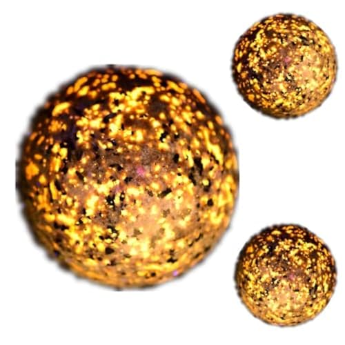 WNJZ Yooperlite Ball Healing Lavalite Sphere with Stand Meditation Chakra Room Decor Office Gift Energy Crystals Reiki Stones Collectible Sphere Stone Rocks Mineral (2.55~2.71 Inch)