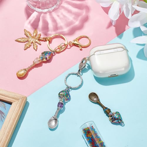 NBEADS 3 Pcs 3 Colors Natural Genstone Pendants - Image 4