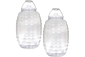 Vitrolero Para Agua Frescas-Beverage Container-5 Gallon Jug with Lid