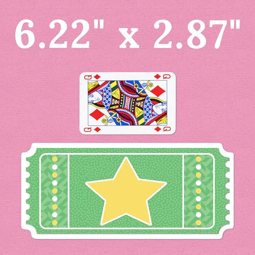 Image of Carson Dellosa - Up & Away Tickets Colorful Cut-Outs, Classroom Decor, 51 Pieces