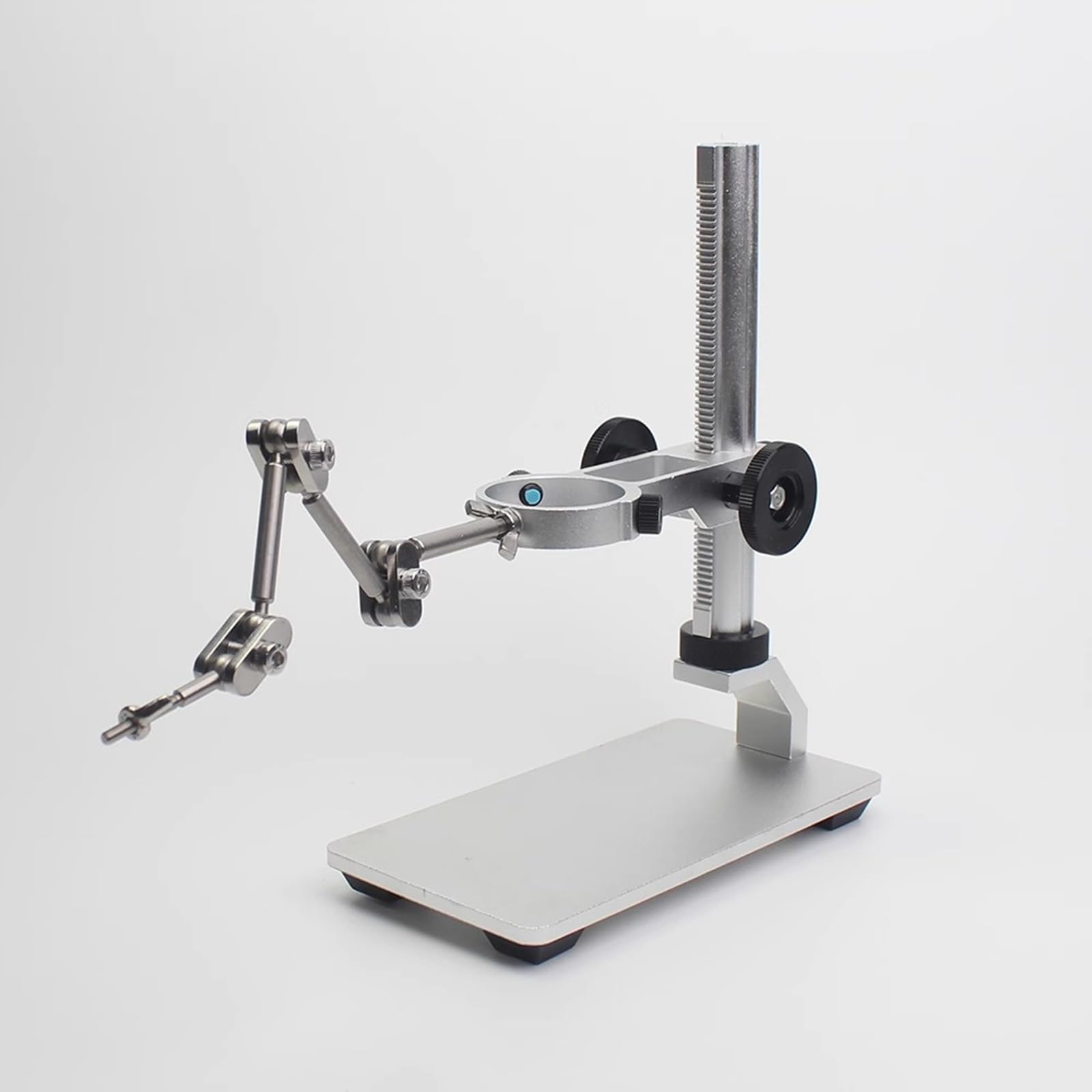 Kit Armatura Stop Motion, Braccio Rig in Acciaio Inox e Lega di Alluminio, Supporto Binario 20cm, con 6 Connettori, Supporto Regolabile per Animazione Stop Motion e Fotografia Time-Lapse