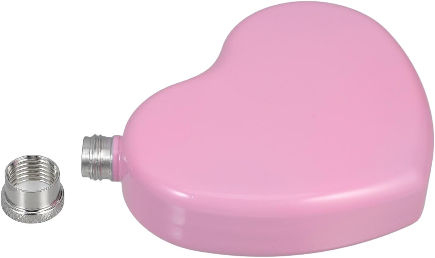 Heart Shaped Stainless Steel Pocket Flask Portable Drinking Bottle