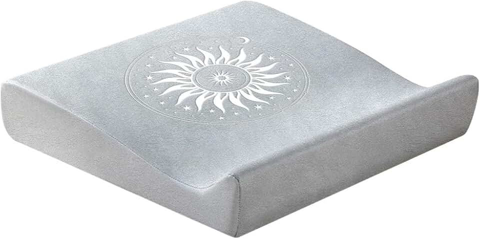 Meditation Cushion Set with High-Density Foam : 26.4" Large Floor Pillow for Yoga, Meditation, Sitting,Zafu & Zabuton Removable Washable Luxe Velvet Cover