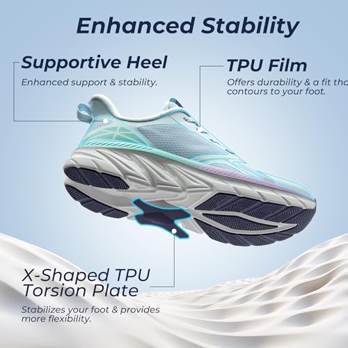 Image of ALLSWIFIT Women's Walking Shoes Comfortable ActiveEase Running Tennis Athletic Gym Workout Cross Training Sneakers