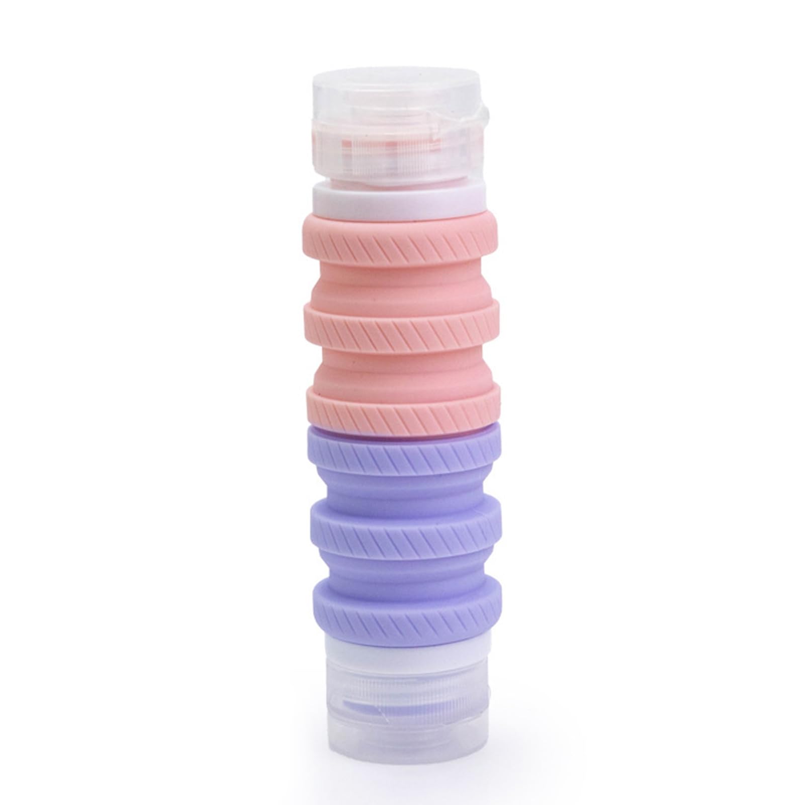 Rikuuui Double Head Travel Bottle Leak Proof Silicone Toiletries Container