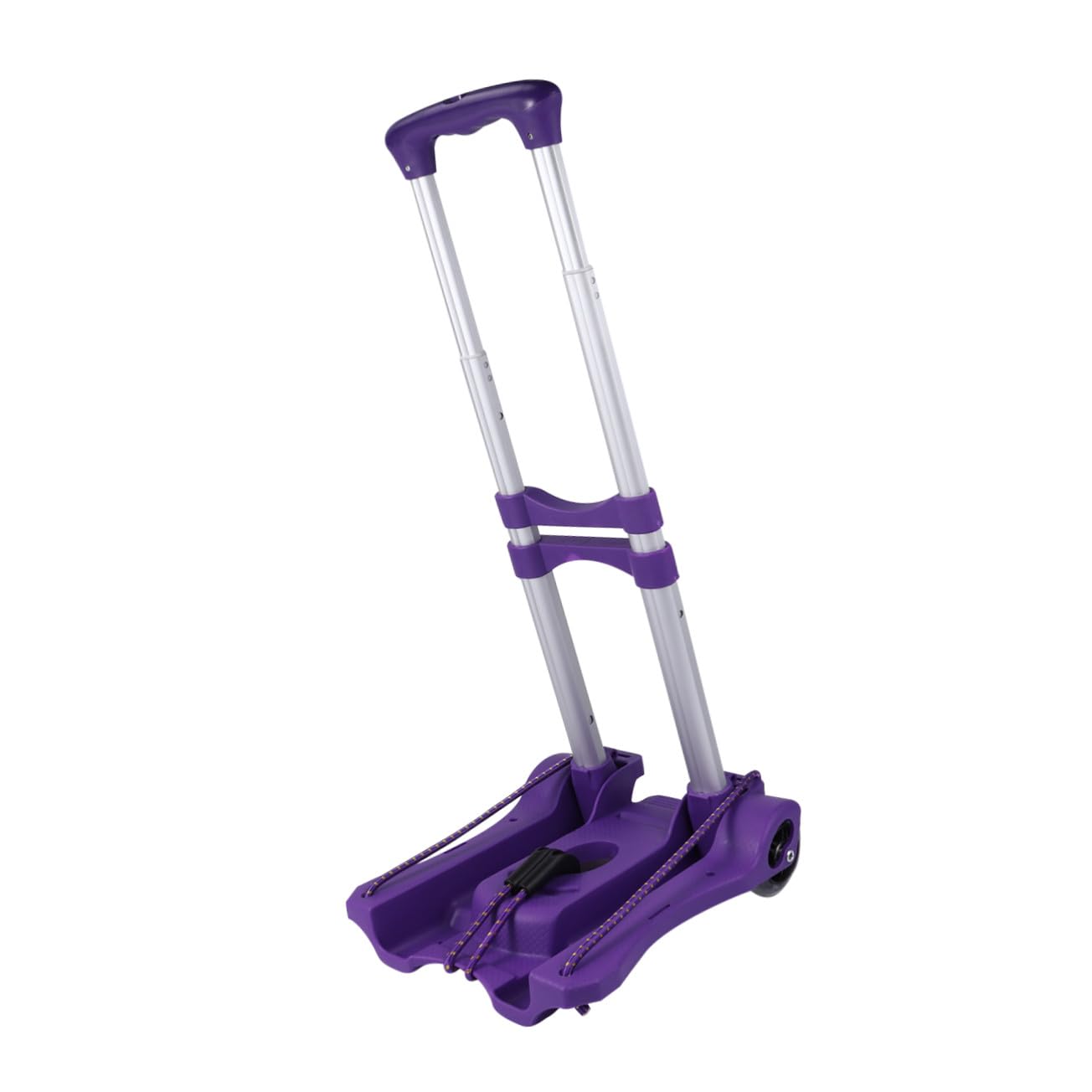 Chariot pliable aluminium léger avec boîte plastique renforcée et design 2 roues